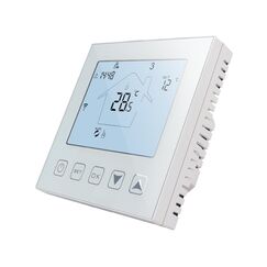 KETOTEK Smart Thermostat Fussbodenheizung Elektrisch WiFi 16A Kompatibel mit Alexa, Raumthermostat Elektrische Fu&szlig;bodenheizung Digital WLAN 230V mit Smart Life/Tuya APP Steuerung, Wei&szlig;, Unterputz