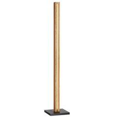 EDISHINE Stehlampe Holz, 18W LED Stehleuchte Dimmbar, Boho Ecklampe, 3000K warmweiß, Vintage Standleuchte mit Fußschalter, 800lm Lichtsäule für Wohnzimmer, Schlafzimmer, Büro