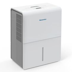 Newentor Luftentfeuchter 25L/24h, F&uuml;r 215m&sup3;/80m&sup2; R&auml;ume - 3 fache Ger&auml;uschreduktion - Stromsparender Chip - Einfache Bedienung - 10 J. Gar. - Mit 1M Ablaufschlauch&Abnehmbarem Filter, Timer