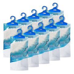 MAVORI 10er Set XL Luftentfeuchter zum Aufh&auml;ngen I Luftentfeuchter Beutel I Entfeuchter Schrank und Feuchtigkeitsabsorber f&uuml;r R&auml;ume gegen Feuchtigkeit, Schimmel und Ger&uuml;che I bis zu 500ml je Beutel