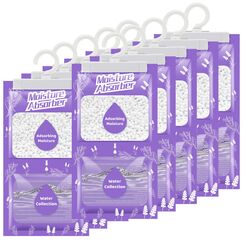 Boadw 10x230G H&auml;nge Luftentfeuchter mit Duft, Kleiderschrank Feuchtigkeitsabsorber f&uuml;r Keller, Schlafzimmer, Waschr&auml;ume, gegen Feuchtigkeit Anti-Schimmel Desodorierende Trockenmittel-Tasche &ndash;Lavendel