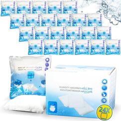 24x Luftentfeuchter Granulat 400g Nachf&uuml;llpack universal Feuchtigkeits-Stopper Beutel (24x Nachf&uuml;llpack 400g)