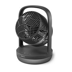 Philips Oszillierender Tischventilator Serie 3000. Starke & superleise SilentWings Technologie. 23dB. Luftumw&auml;lzung. Neigung 180&deg;. 12-Stunden-Timer. F&uuml;r Schlafzimmer, Haus & B&uuml;ro. Schwarz (CX3050/01)