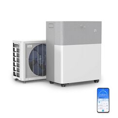 Midea Portasplit Mobile W&auml;rmepumpe, Klimaanlage, K&uuml;hlen A++/Heizen A+, 12000 BTU 3, 5kW, f&uuml;r R&auml;ume bis zu 42 m&sup2; / 105 m&sup3;, nur 39 dB(A) im Silent-Modus
