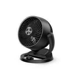 Dreo 28dB leiser Tischventilator, 30cm hoher Ventilator mit K&uuml;hlung, 3 Geschwindigkeiten 21m Luftstrom, 120&deg; verstellbar Neigungswinkel Turbo-Luftzirkulator, tragbarer L&uuml;fter f&uuml;r Schlafzimmer, Schwarz