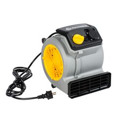 Vacmaster AM1202 Air Mover Gebl&auml;se 124 Watt mit 3 Geschwindigkeitsstufen Tischventilatoren Teppich-Trockner Ventilator Leise fur K&uuml;hlung, L&uuml;ftung, Trocknung
