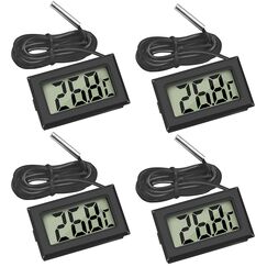 Thlevel Digital LCD Thermometer Temperatur Monitor mit Externem Sensor f&uuml;r K&uuml;hlschrank Gefrierschrank Aquarium