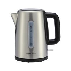 Amazon Basics tragbarer Edelstahl-Wasserkocher, 1.7L, Silberfarben