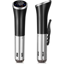 Sous Vide, Wancle Sous Vide Garer Stick 1100W IPX7 Wasserdicht Präzisionskochtopf Immersion Zirkulator Mit Reservierungsfunktion, einfach zu speichern