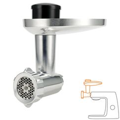 Kenwood Fleischwolf KAX950ME, Zubehör für Kenwood Küchenmaschinen, Silber