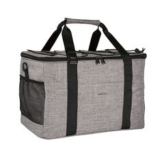 Amazon Basics Reusable Insulated Soft Cooler Bag, 50 Can Capacity, Gray