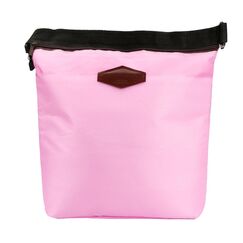 KAREN66 K&uuml;hltasche Klein Lunchtasche mit Rei&szlig;verschluss Mini K&uuml;hlbox Einkaufstasche Isoliertasche Wasserdicht Picknicktasche Lunch Bag zur Arbeit Schule Outdoor (Rosa)