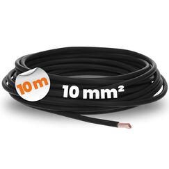 10 Meter Lapp 4520015 H07V-K 10 mm² schwarz I Verdrahtungsleitung I Aderleitung flexibel I PVC-Einzelader I Litze 10mm2 I Verdrahtung