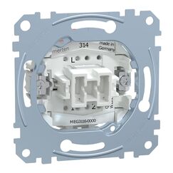 Schneider Electric Merten Aus- und Wechselschalter-Einsatz, Unterputz, 1-polig, Artikelnummer MEG3116-0000, 1 St&uuml;ck