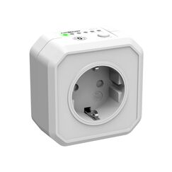 ANSMANN Timer Steckdose -Schaltbare, kompakte Energiespar Steckdose mit Countdown Timer für innen, Weihnachtsdeko, kein Standby Verbrauch, weiß, 2500W