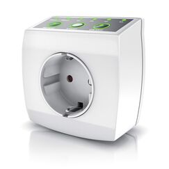 Countdown Timer Steckdose - Zeitschaltuhr - Zeitschalter - Steckdosentimer - mechanischer Timer &ndash; Energiespar-Dose - f&uuml;r Heizl&uuml;fter - 240 V - 3840W - Energieeffizient - Wei&szlig;