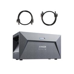 Anker SOLIX Solarbank E1600, 800W Balkonkraftwerk mit Speicher, 1,6kWh Akkukapazit&auml;t, IP65, 6000 Ladezyklen, LFP Akku, Kompatibel mit 99% Aller Balkonkraftwerke, Installation in 5 Min. Plug&Play