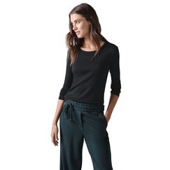 Damen Shirt mit Rundhals