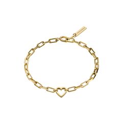LIEBESKIND Berlin Damen-Handketten Edelstahl (gold)