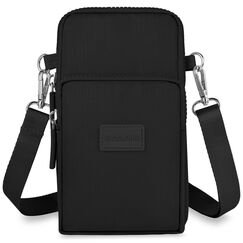 Aucuu Kleine Handytasche, Damen, Handytasche, Damen, mit verstellbarem Schultergurt, Oxford-Stoff, Crossbody-Tasche, Lauftasche, Armtasche, für Telefon mit 17,8 cm (7 Zoll) (mit Kopfhöreranschluss),