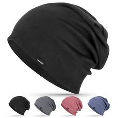 HASAGEI Herren & Damen Slouch Beanie - Leichte Dünne Mütze aus Weicher Baumwolle für Chemo, Frühling, Herbst & Winter