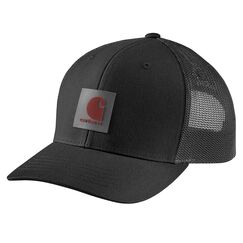 Carhartt Herren Rugged Flex Twill Mesh Back Logo Patch Cap, Schwarz, Einheitsgröße