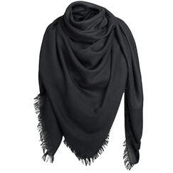 Superora Damen Halstuch Schultertuch Schal Scarf Stola Quadratischer Deckenschal mit Fransen 140 * 140cm