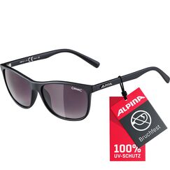 ALPINA JAIDA - Verspiegelte und Bruchsichere Sonnenbrille Mit 100% UV-Schutz F&uuml;r Erwachsene, black matt, One Size