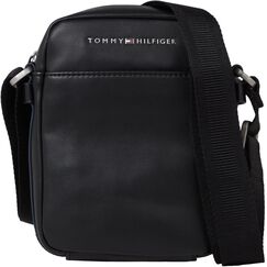 Tommy Hilfiger Herren Umhängetasche City Mini Reporter Klein, Schwarz (Black), Einheitsgröße