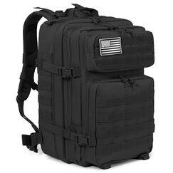 QT&QY 45L Militärischer taktischer Rucksack Bundeswehr Rucksäcke für Männer Molle Armee Angriff Tagesrucksack 3 Tage Bug Out Go Tasche Trekking Wanderrucksack