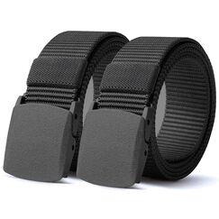 TENINE Taktischer Gürtel, Unisex Canvas , Schwerlast Militär Nylon Web Gurt Riggers Belt