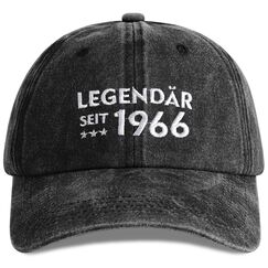 Jeasona 1966 Cap 60 Geburtstag Mann Kappe Geschenk 60. Geburtstag Mann Lustig Männer Geschenkideen Jahrgang 1966