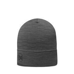 Buff®| Mütze Merino Lightweight Männlich Weiblich Erwachsene Multifunktionaler Schal aus 100% Merinowolle, Wandern, Outdoor, Nachhaltig, Leicht, Schlanke Passform, Einheitsgröße, Gris