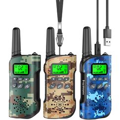 Inspireyes Walkie Talkie Kinder Aufladbar, Ostergeschenke Kinder, 48 Stunden Arbeitszeit, 8 Kan&auml;le 2-Wege-Radio, Geschenke f&uuml;r Jungen M&auml;dchen, Outdoor Wandern Camping, 3-12 Jahre altes Spielzeug