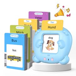 Sprechende Lernkarten Kinderspielzeug Ab 2 3 4 5 6 Jahre Lernspiele F&uuml;r Autismus Lernspielzeug Deutsch Lernen F&uuml;r Kinder Vorschulkinder Geschenk F&uuml;r Jungen M&auml;dchen 2-4 Jahre 112 Bl&auml;tter 224 W&ouml;rter