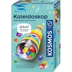 Kosmos 657987 Kaleidoskop, Selbst Bauen und staunen, Experimentier-und Bastel-Set mit Spiegeln, Licht und strahlenden Farben, Wieder bef&uuml;llbar, Mitbringexperiment zu Optik, F&uuml;r Kinder ab 6-8 Jahre