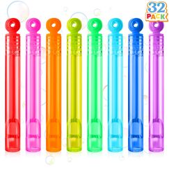JOYIN 32 Pack Mini Seifenblasenst&auml;be, 8 Farben Kreis Seifenblasen Party Favors f&uuml;r Kinder, Mitgebsel Kindergeburtstag ab 3 Jahre, Kindergeburtstag Mitgebsel, Kleine Geschenke f&uuml;r Kinder