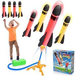 HappyKidsClub Raketen Spielzeug für Kinder, Outdoor Spielzeug ab 3-12 Jahre Junge Outdoor Spiele Ostergeschenke Kinder 3-12 Jahre Garten Spielzeug Kinder für Draußen Kinderspielzeug ab 3-12 Jahre