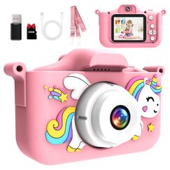 MYSTILUCK Kinderkamera, 1080P HD Digitalkamera f&uuml;r Kinder mit 2,0"-Bildschirm & 32GB-Karte, Fotoapparat-Spielzeug f&uuml;r Jungen & M&auml;dchen, Kinder 3-12 Jahre Weihnachten & Geburtstag