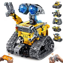 IKUPER Technik Roboter für Kinder Jungen 6-12 Jahre, 6-in-1 Roboticset Programmierbar mit App & Fernsteuerung, Geburtstagsgeschenk für Weihnachten und Geburtstag (631 Stück)