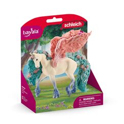 SCHLEICH BAYALA | Bl&uuml;tenpegasus 70590 | Fl&uuml;gel mit Blumen & Glitzer verziert | detailgetreue, Fantastische Sammelfiguren | Geschenk f&uuml;r M&auml;dchen und Jungen | Spielfigur ab 5 Jahren | 14 x 7 x 13 cm