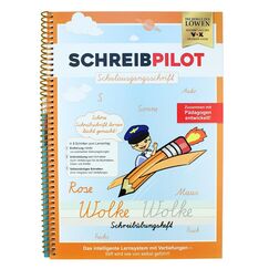 Schreibpilot Schreiblernheft für ABC-Schützen mit vorgeprägten Buchstaben & meistgelehrter Schreibschrift – Lernen der Schreibschrift in Schulausgangsschrift, entwickelt von Lehrern und Professoren