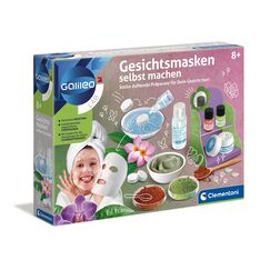 Clementoni Galileo Lab – Gesichtsmasken selbst Machen, DIY Beauty Tuchmasken, duftende Stoffe zur Entspannung fürs Gesicht, Kosmetik Set für Kinder ab 8 Jahren von Clementoni 59248
