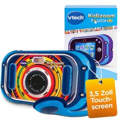 VTech KidiZoom Touch 5.0 I Digitale Kinderkamera mit Selfie- und Videofunktion I 3,5 Zoll Touchdisplay mit Musik, Spielen und Fotoeffekten I Lernspielzeug Technik für kreative Kinder ab 5 Jahren