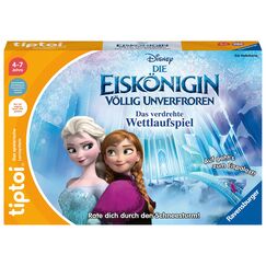 Ravensburger tiptoi Spiel 00116 - Disney Die Eiskönigin - Völlig Unverfroren: Das verdrehte Wettlaufspiel - EIN magisches Quiz-Spiel ab 4 Jahren
