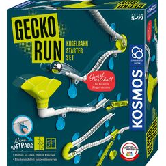 Kosmos 620950 Gecko Run, Starter Set, Erweiterbare Kugelbahn für Kinder, Vertikale Kugelbahn, Murmelbahn, Lernspielzeug und Konstruktionsspielzeug ab 8 Jahren