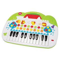 Simba 104018188 - ABC Tier-Keyboard, mit verschiedenen Sounds und Einstellfunktionen, 28x39cm, ab 3 Jahre