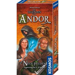 KOSMOS 692261 Die Legenden von Andor - Neue Helden, 2-6 Personen Ergänzung für den Fantasy-Klassiker Die Legenden von Andor, ab 10 Jahren