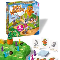 Ravensburger Kinderspiele 22343 - Lotti Karotti - Wettlaufspiel f&uuml;r 2 bis 4 Spieler, Kinderspiel ab 4 Jahren - Geburtstagsgeschenke