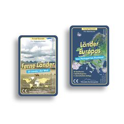 L&auml;nder Europas und Ferne L&auml;nder Trumpf Quartett Spiel 2er-Set | Wendels Kartenspiele
